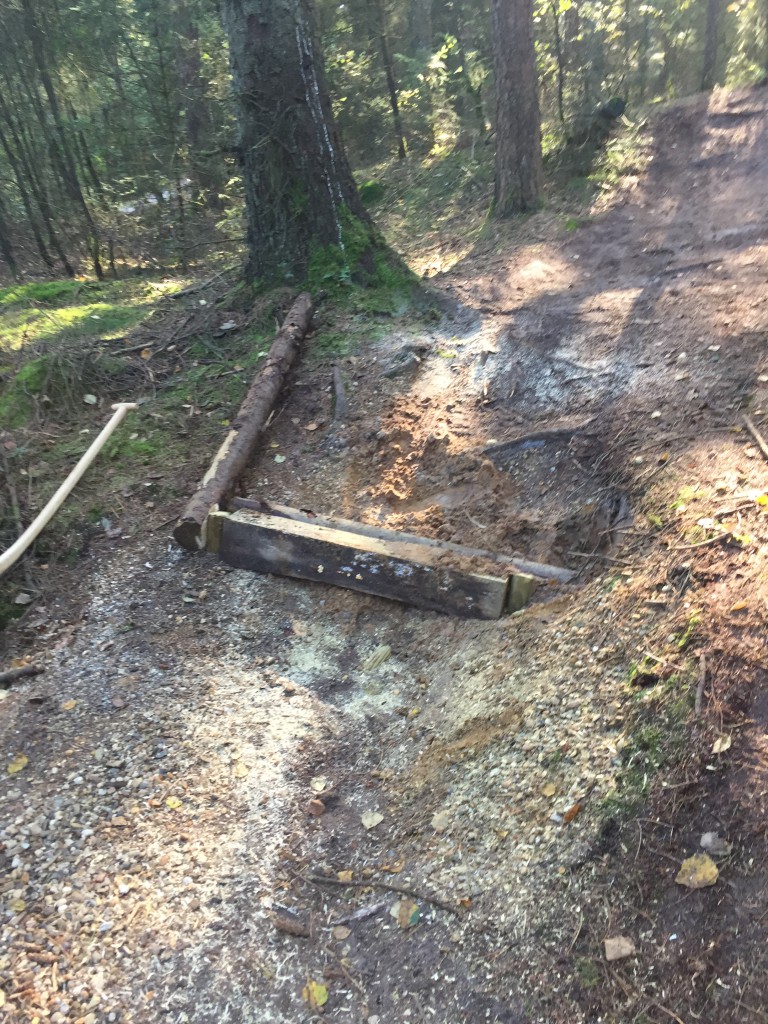 Bunden af Stormfulde højder - før den fik grus og en landings burms!
